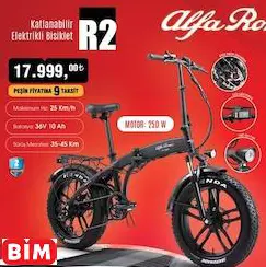 ALFA ROMEO KATLANABİLİR ELEKTRİKLİ BİSİKLET R2 ALFA ROMEO KATLANABİLİR ELEKTRİKLİ BİSİKLET R2
